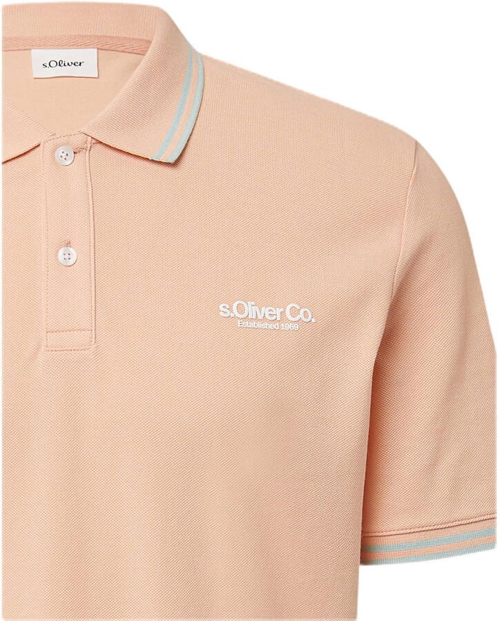 S.Oliver Poloshirt met logo-opschrift