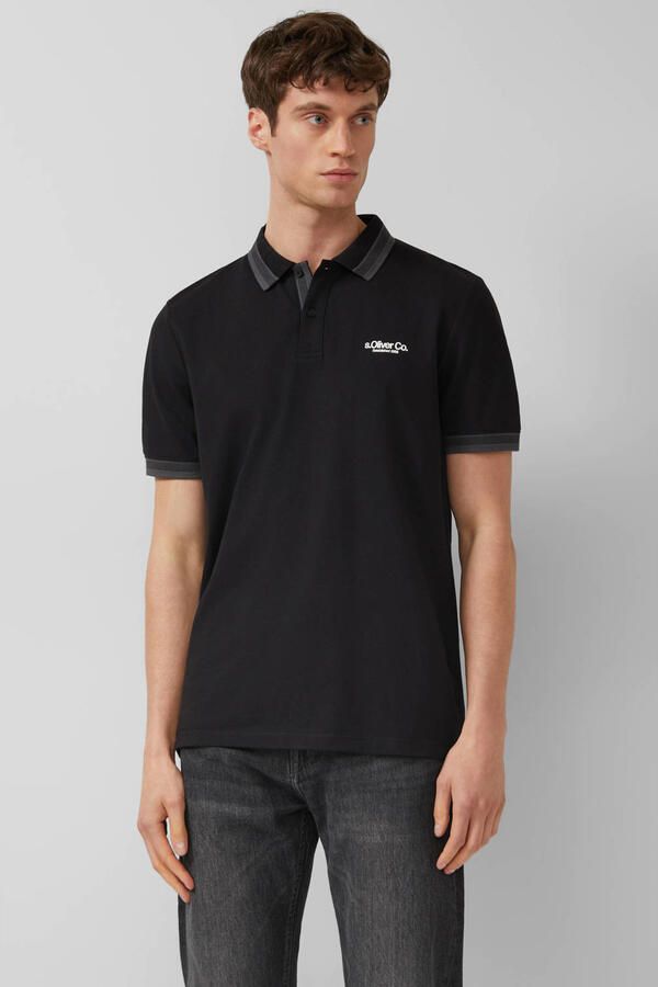 S.Oliver RED LABEL regular fit poloshirt van katoenmix