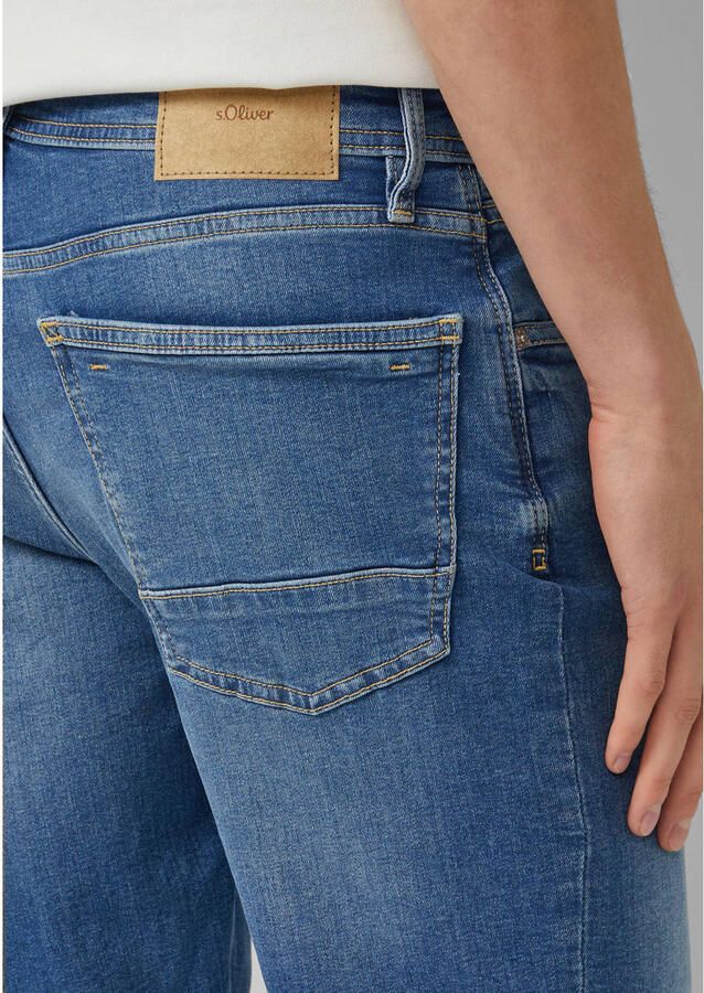 S.Oliver regular short medium blue denim - Foto 2