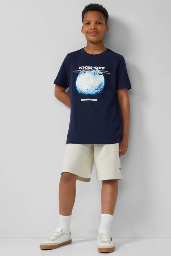 S.Oliver regular sweatshort grijs - Foto 2