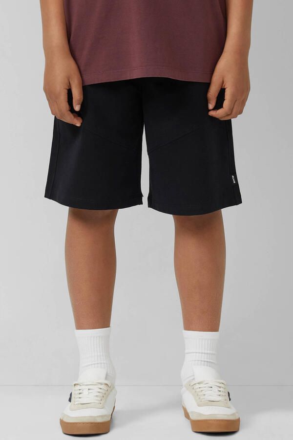 S.Oliver regular sweatshort zwart