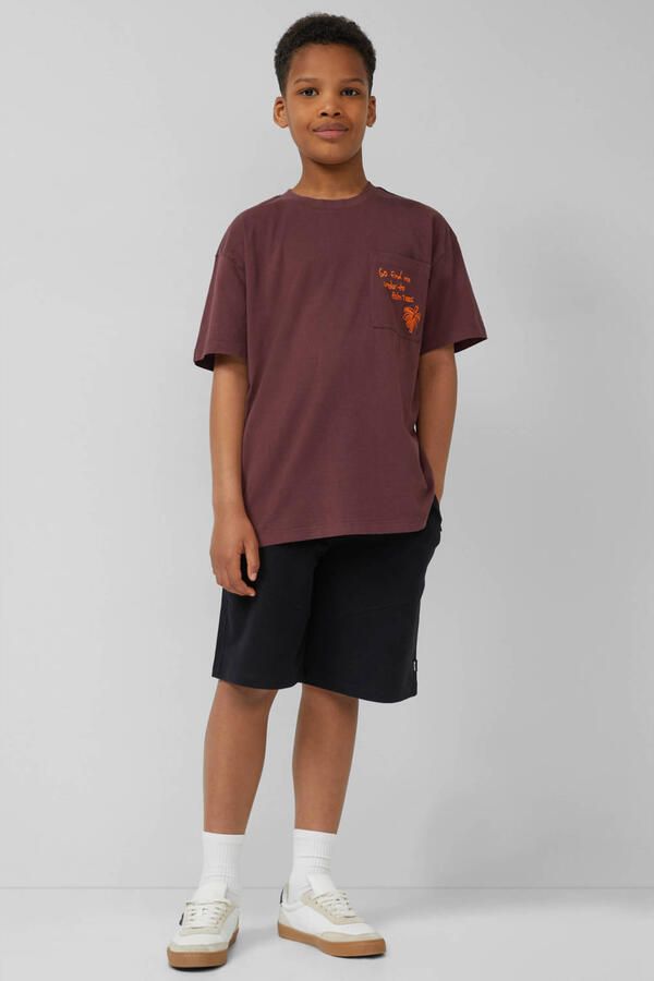 S.Oliver regular sweatshort zwart - Foto 2