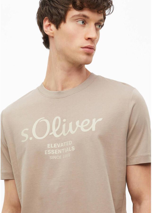 S.Oliver RED LABEL regular fit T-shirt van puur katoen - Foto 2