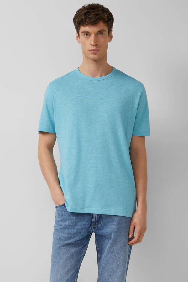 S.Oliver regular T-shirt blauw