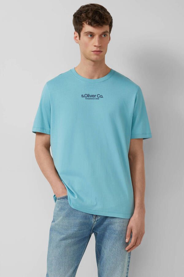 S.Oliver RED LABEL regular fit T-shirt van puur katoen