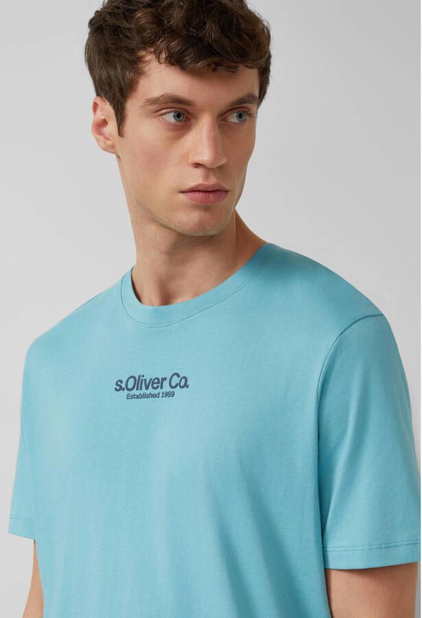 S.Oliver RED LABEL regular fit T-shirt van puur katoen - Foto 2