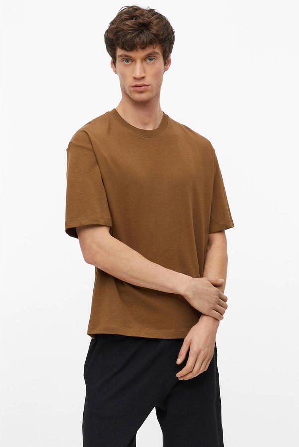 S.Oliver regular T-shirt bruin - Foto 3