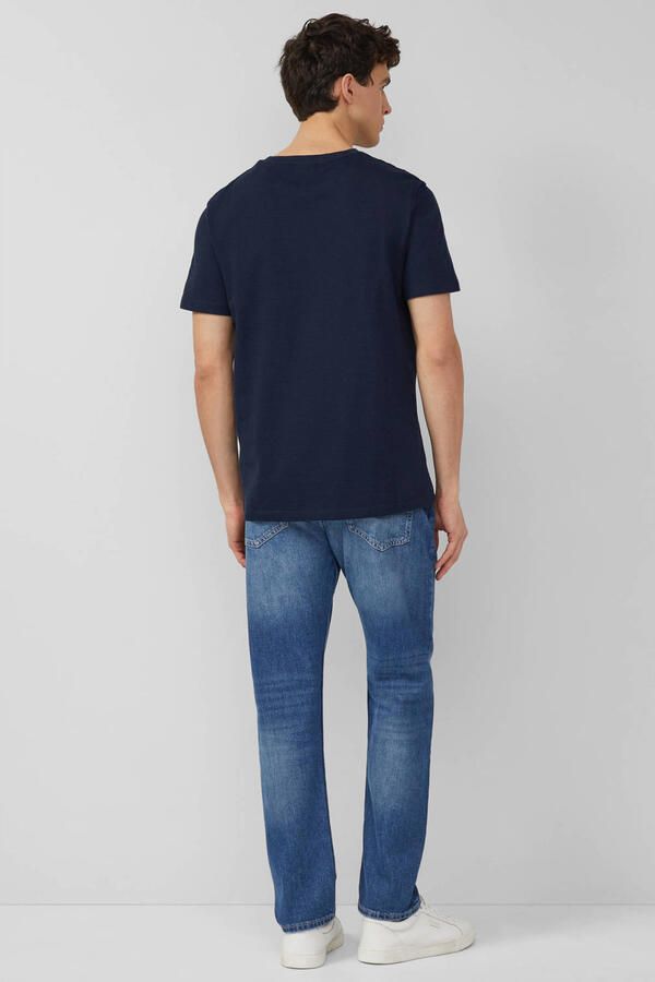 S.Oliver regular T-shirt donkerblauw - Foto 3
