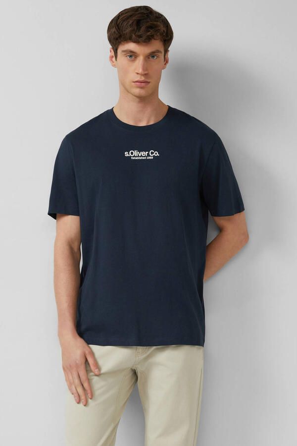 S.Oliver RED LABEL regular fit T-shirt van puur katoen