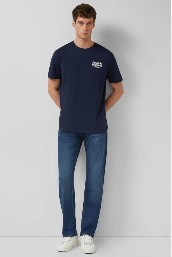 S.Oliver regular T-shirt donkerblauw - Foto 2