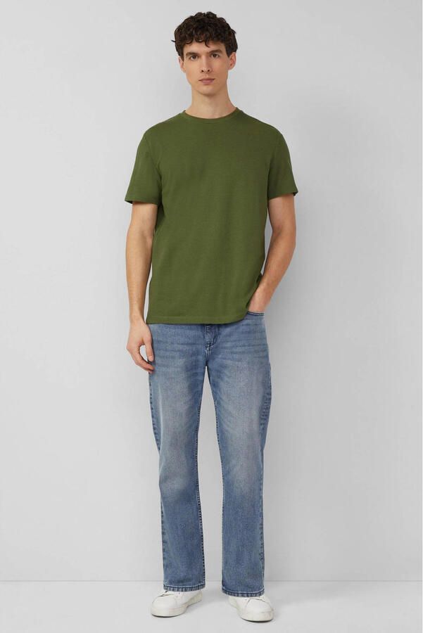 S.Oliver regular T-shirt donkergroen - Foto 3
