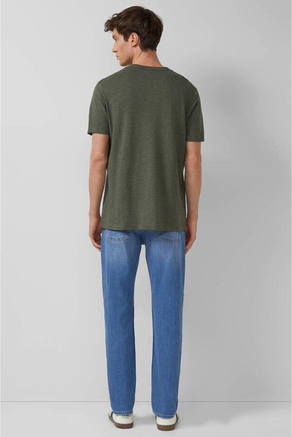 S.Oliver regular T-shirt donkergroen - Foto 3
