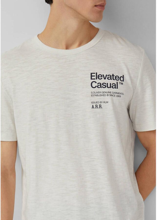S.Oliver regular T-shirt ecru - Foto 2