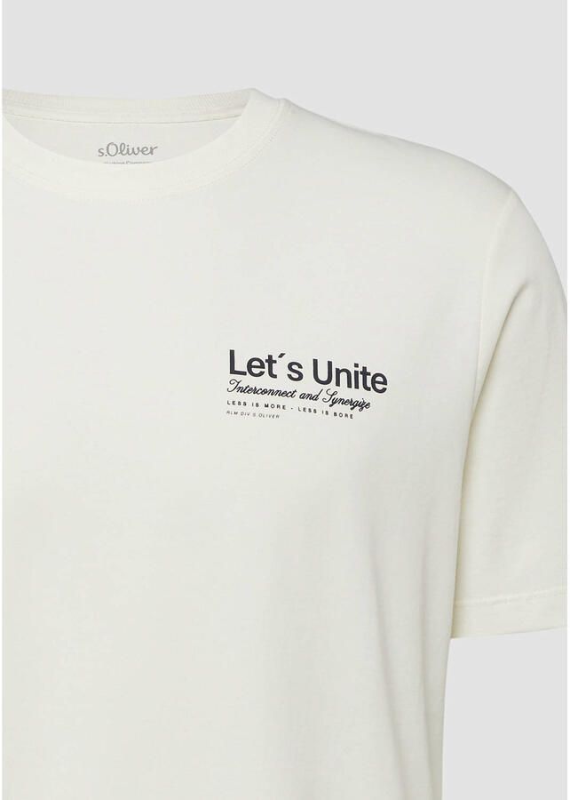 S.Oliver regular T-shirt ecru - Foto 2
