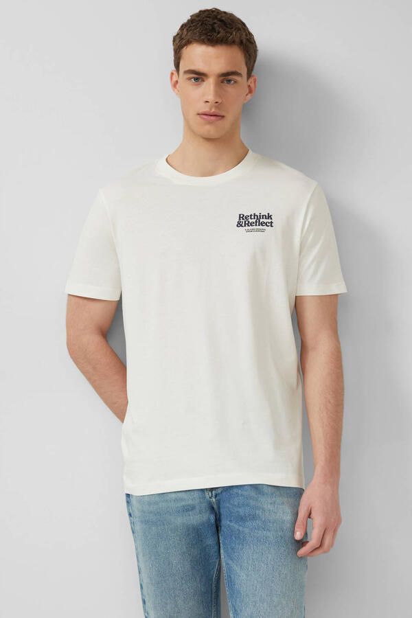 S.Oliver regular T-shirt ecru