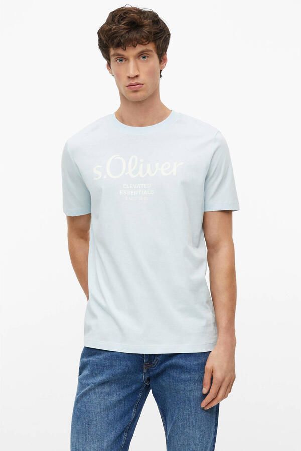 S.Oliver RED LABEL regular fit T-shirt van puur katoen