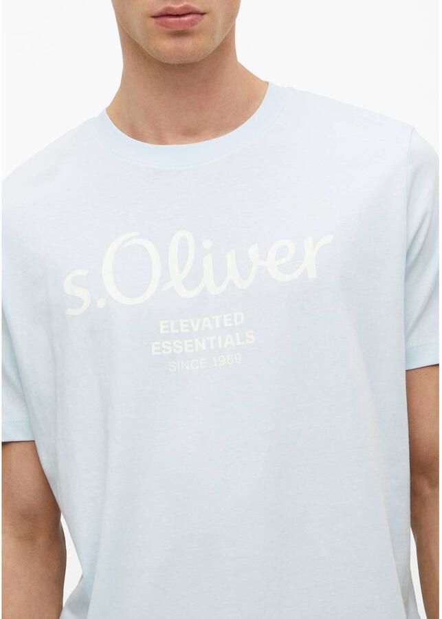 S.Oliver RED LABEL regular fit T-shirt van puur katoen - Foto 2