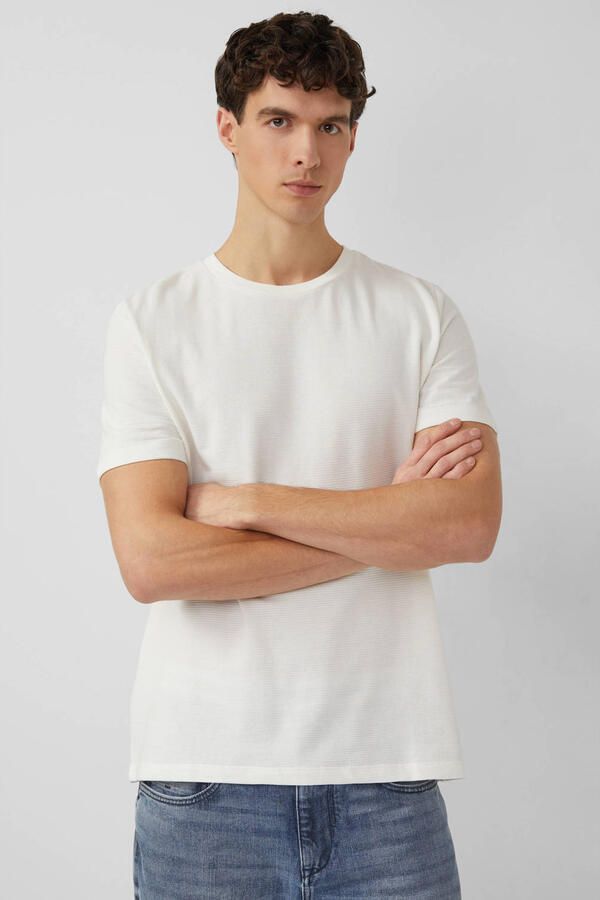 S.Oliver regular T-shirt wit