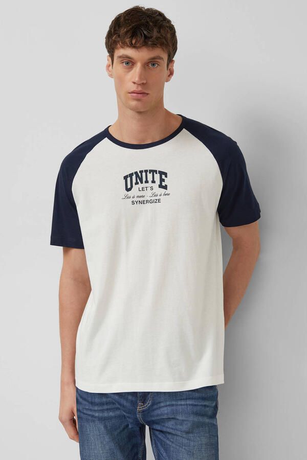 S.Oliver RED LABEL regular fit T-shirt van puur katoen - Foto 3