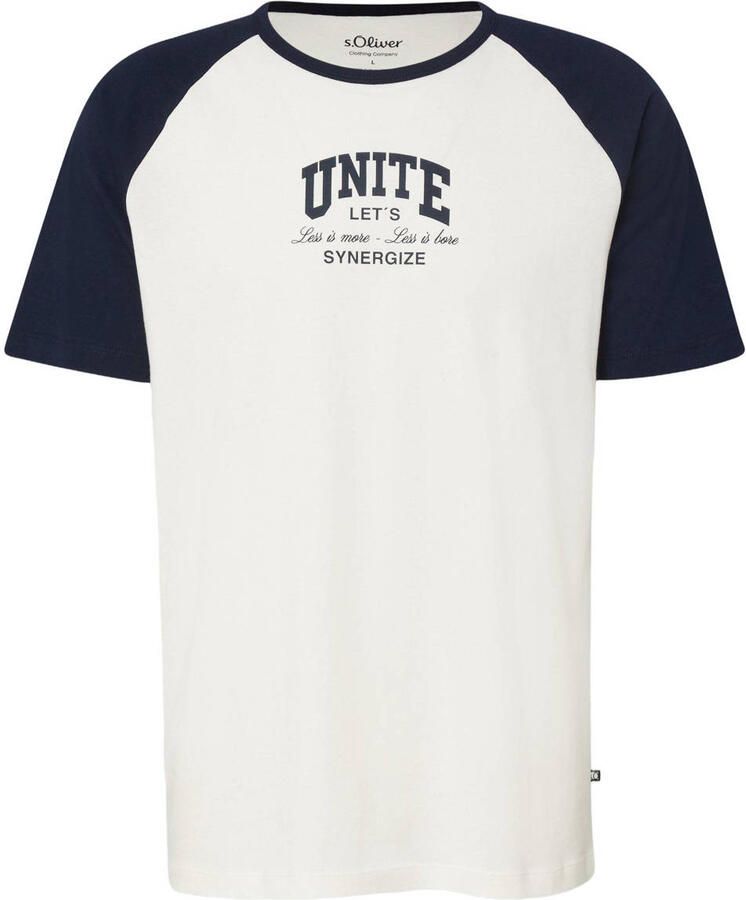 S.Oliver RED LABEL regular fit T-shirt van puur katoen