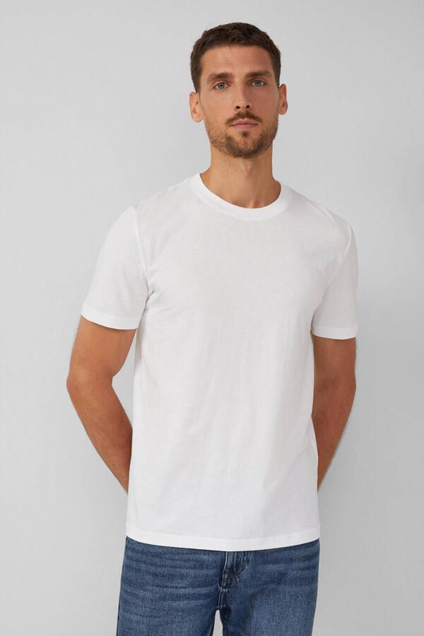 S.Oliver regular T-shirt wit (set van 5) - Foto 2