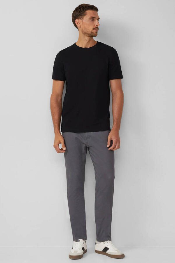 S.Oliver regular T-shirt zwart (set van 5) - Foto 3
