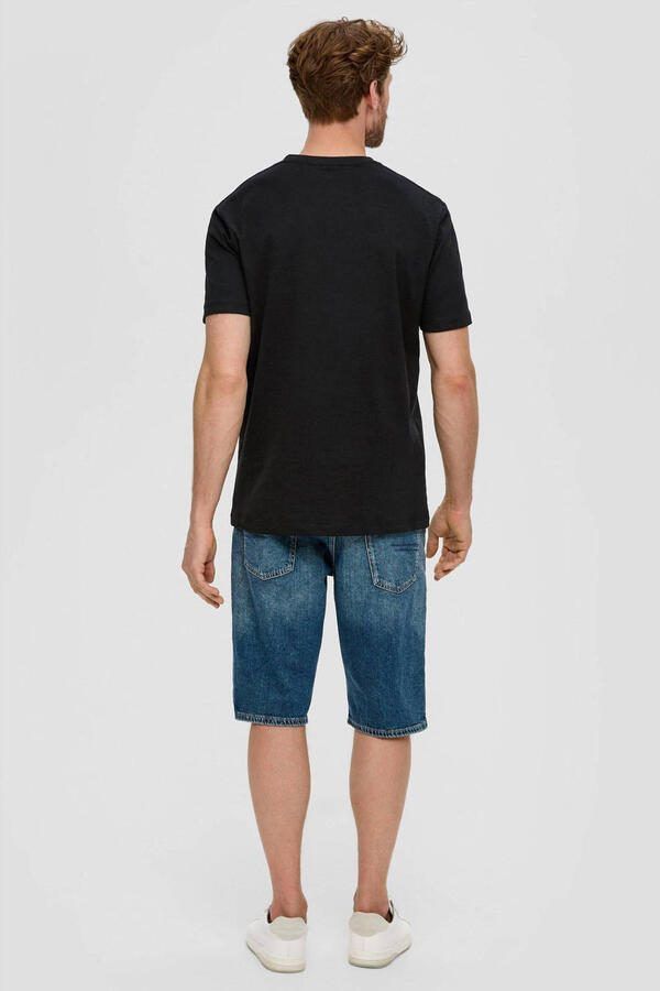 S.Oliver regular T-shirt zwart (set van 2) - Foto 2