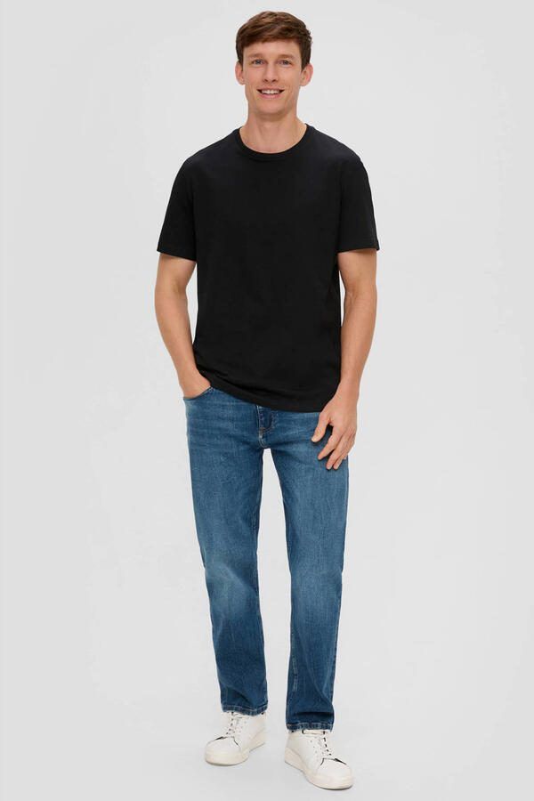 S.Oliver regular T-shirt zwart (set van 2) - Foto 2
