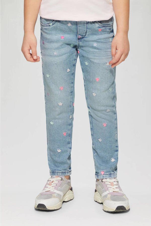 S.Oliver RED LABEL Skinny fit jeans van katoenmix met geborduurd hart model 'TREGGINGS' - Foto 2