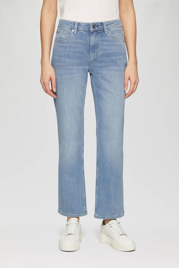 S.Oliver regular waist bootcut jeans medium blue denim - Foto 2