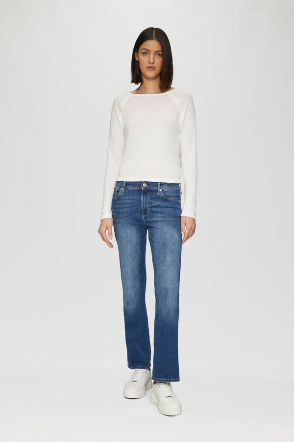S.Oliver Bootcut jeans Beverly in stretchkwaliteit met studs op de zakken