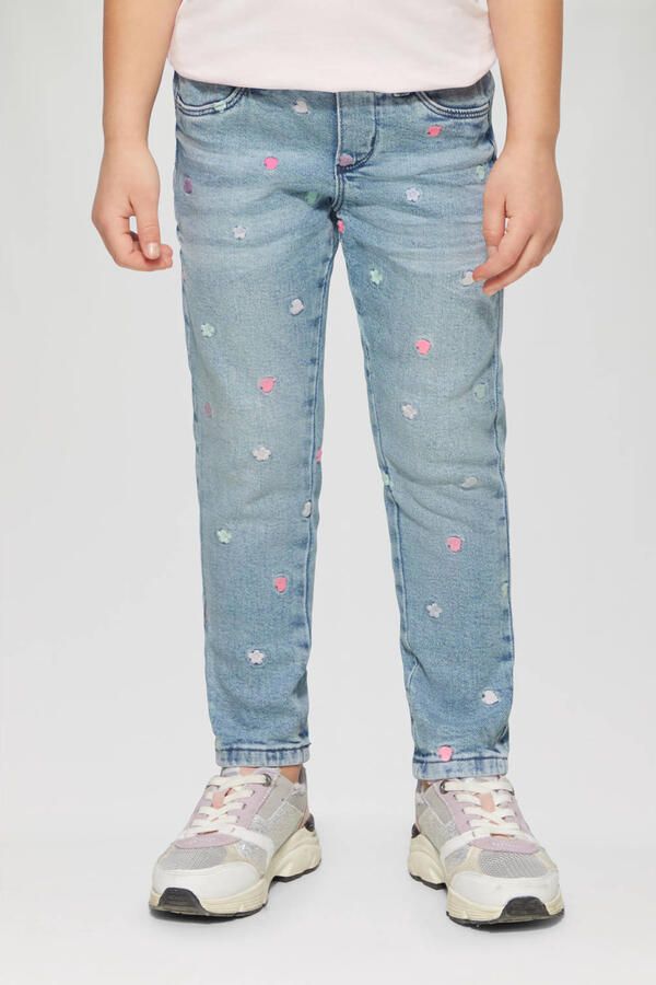 S.Oliver RED LABEL Skinny fit jeans van katoenmix met geborduurd hart model 'TREGGINGS' - Foto 2