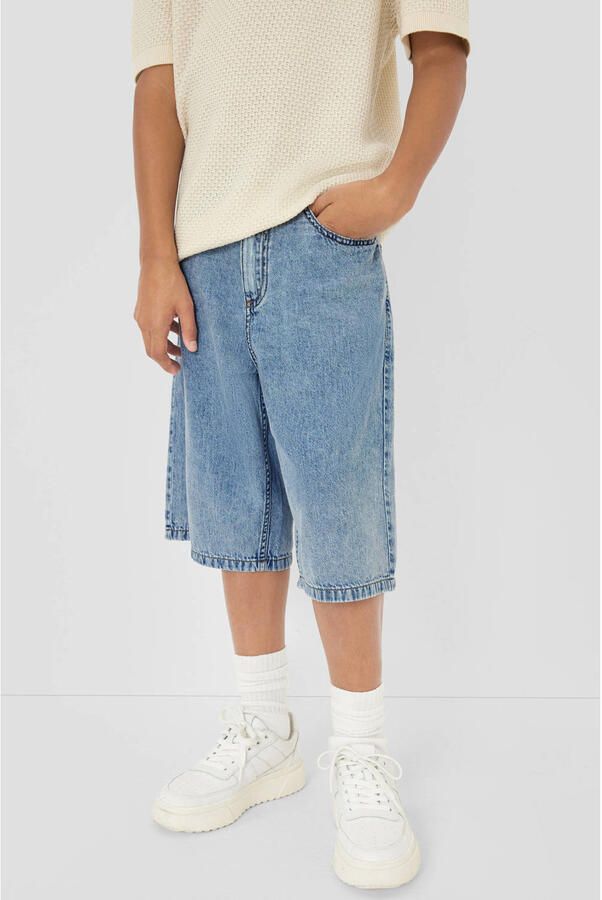 S.Oliver regular waist short light blue denim