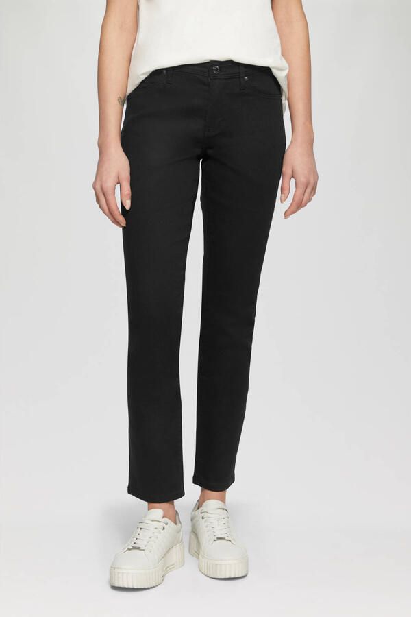 S.Oliver regular waist slim fit jeans zwart