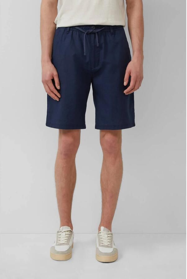 S.Oliver RED LABEL Relaxed fit bermuda met elastische band - Foto 2