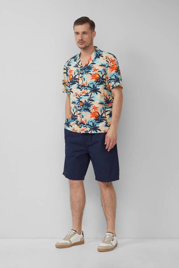 S.Oliver relaxed bermuda short donkerblauw - Foto 3