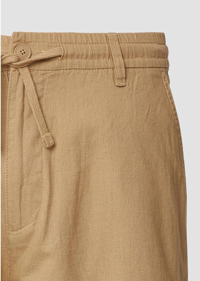 S.Oliver RED LABEL Relaxed fit bermuda met elastische band