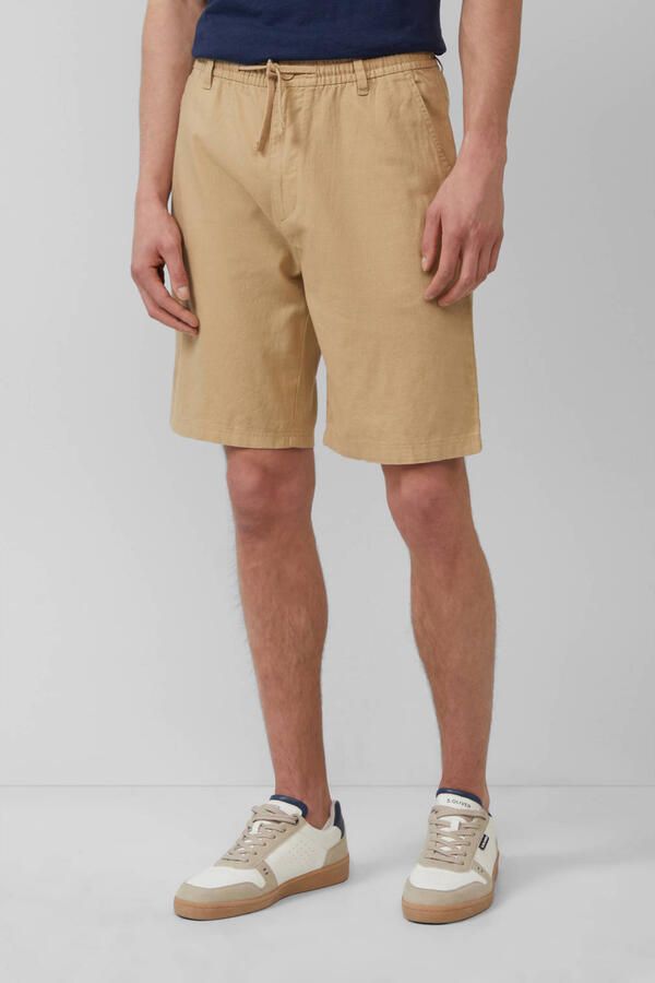 S.Oliver RED LABEL Relaxed fit bermuda met elastische band - Foto 2