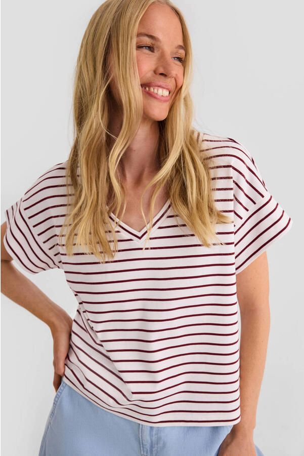 S.Oliver RED LABEL relaxed fit T-shirt van puur katoen