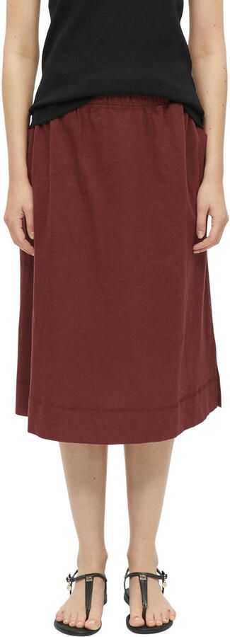 S.Oliver relaxed fit midi rok donkerrood