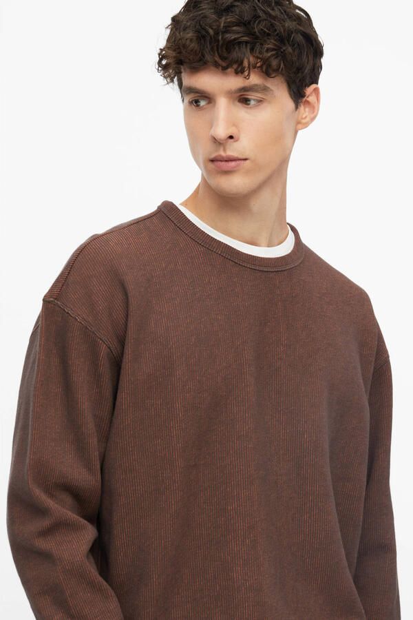 S.Oliver relaxed fit sweater donkerbruin - Foto 2