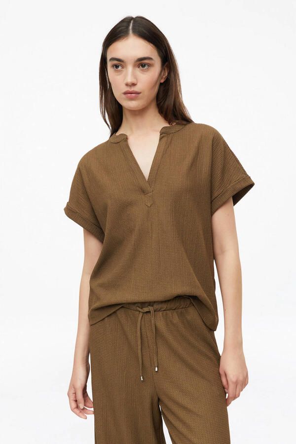 S.Oliver relaxed fit top bruin