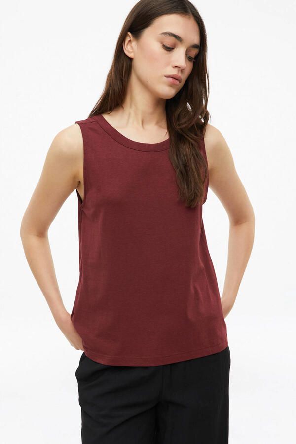 S.Oliver RED LABEL regular fit tanktop van katoenmix