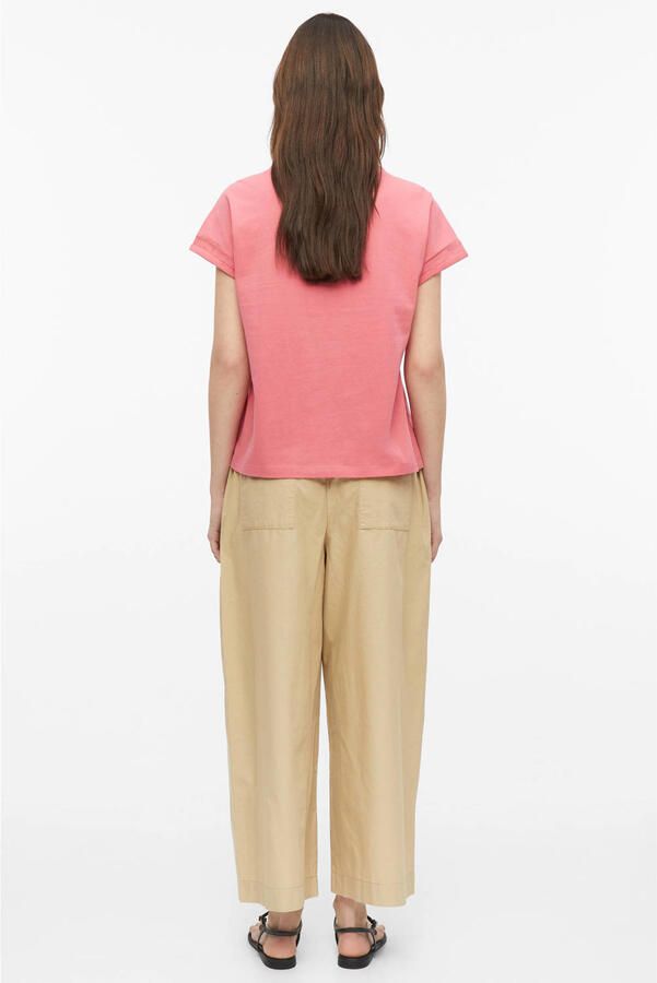 S.Oliver relaxed fit top met print koraalrood - Foto 3