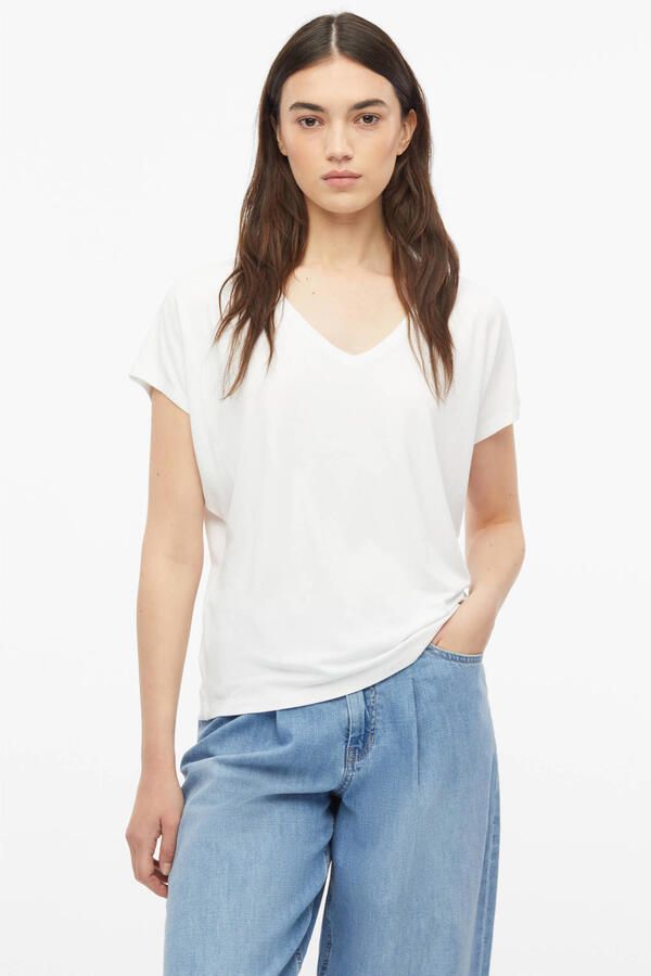 S.Oliver RED LABEL relaxed fit T-shirt van viscosemix