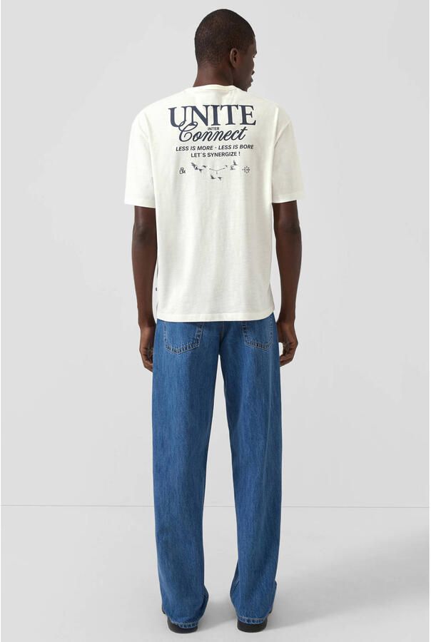 S.Oliver relaxed T-shirt met backprint wit - Foto 2