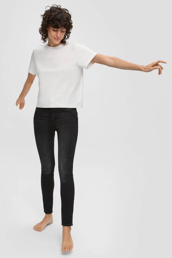 S.Oliver Skinny fit jeans Izabell skinny met sterke wassing