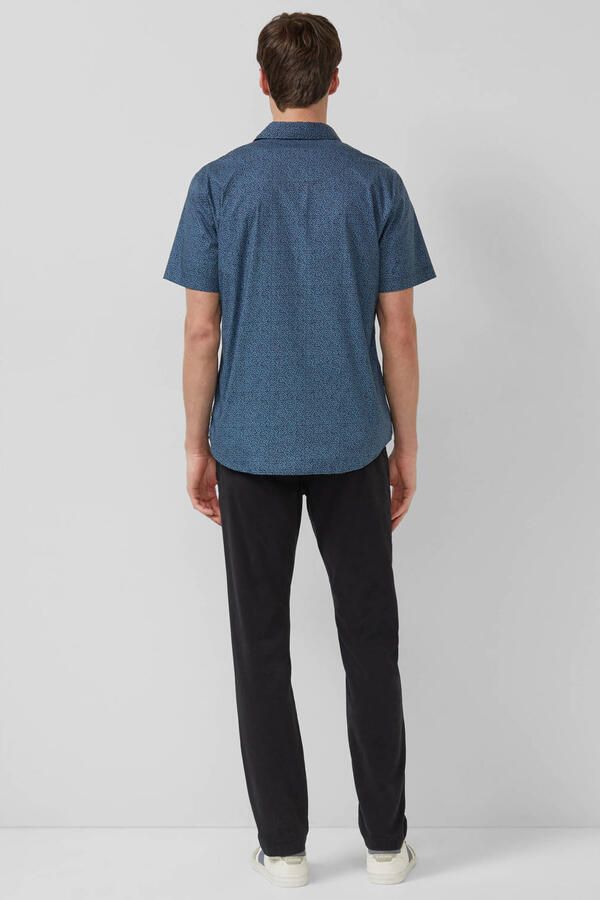 S.Oliver slim casual overhemd donkerblauw - Foto 2