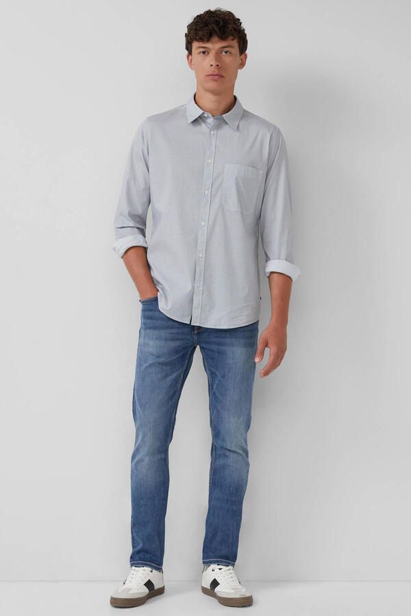 S.Oliver slim casual overhemd grijs - Foto 2