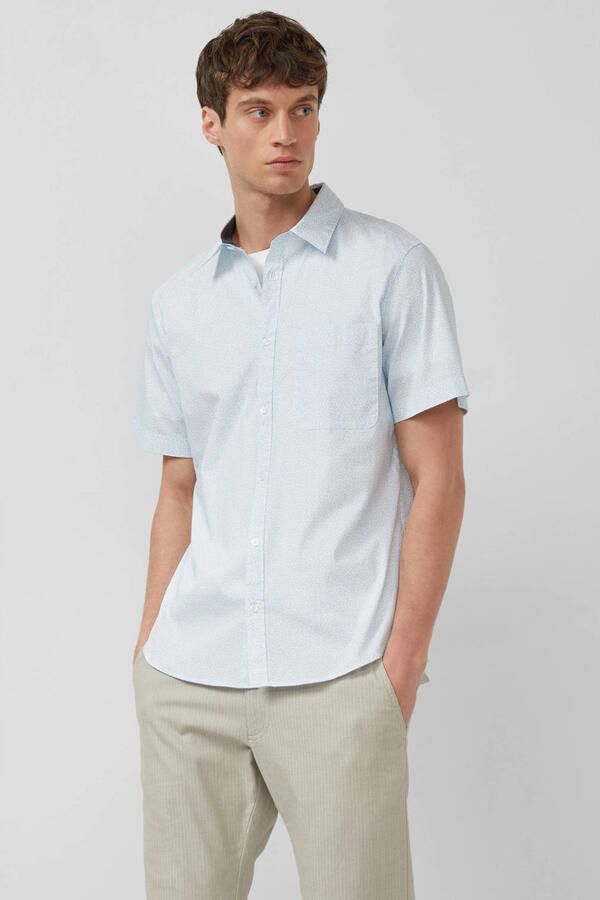 S.Oliver slim casual overhemd lichtblauw - Foto 3